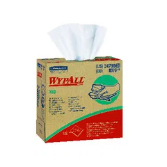 34790 – KIMBERLY CLK Shop Towel, HydroKnit Material White 9.1 Inch Width X 16.8 Inch Length Single Pop-Up Box Of 126